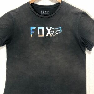 FOX Premium‎ Fabric Distressed Graphic Tee Slim Fit Short Sleeve Men's Size XL